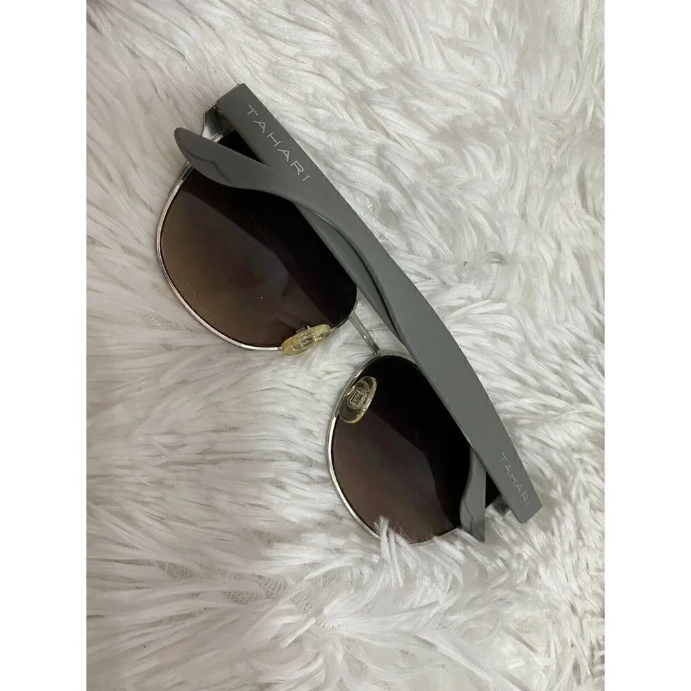 tahari cth0825-r th620 slvm grey frame sunglasses